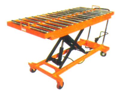 manual-lift-table-roller-platform